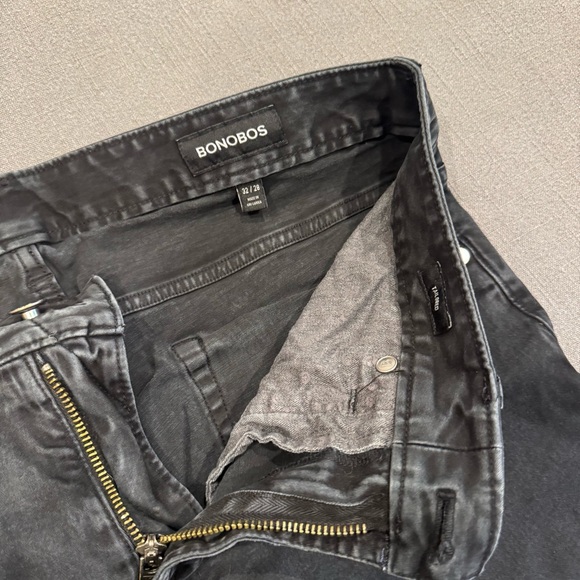 Bonobos Men's Charcoal Slim Jeans - Picture 2 of 4